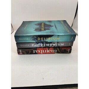 Lauren Oliver  Delirium , Pandemonium, Requiem Soft Cover Books